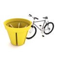 Donica miejska stojak na rowery Bikepot żółta