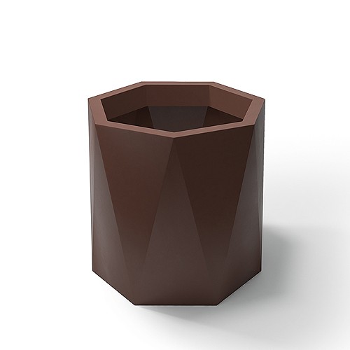 Duża donica ogrodowa Ceres 70 cm brązowa