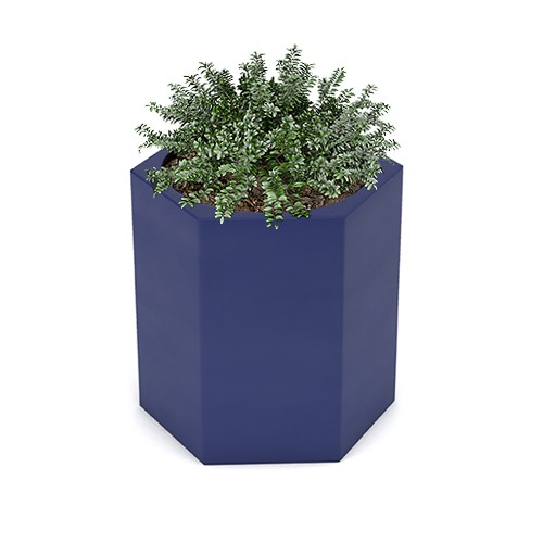 Duża donica ogrodowa Ceto 60 cm granatowa