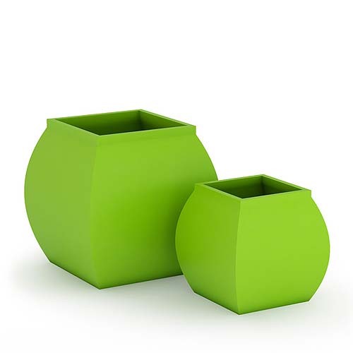 Duża donica ogrodowa Mars 70 cm limonkowa