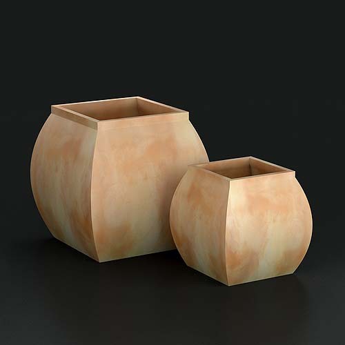 Duża donica ogrodowa Mars 70 cm terakota