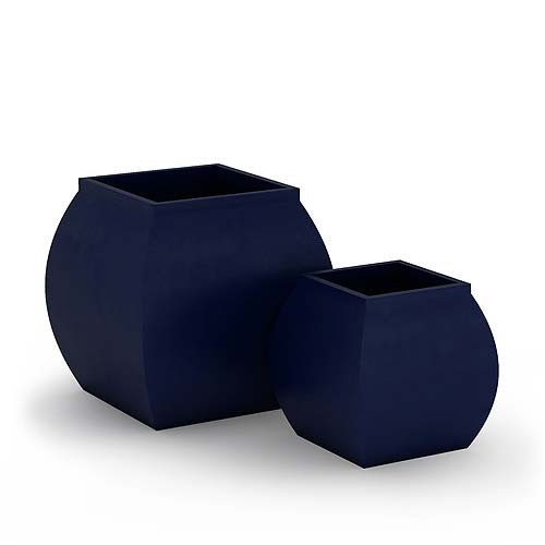 Duża donica ogrodowa Mars 70 cm granatowa