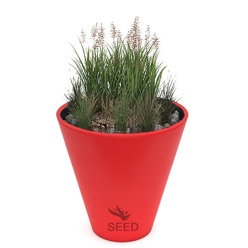 Duże donice ogrodowe Mercury 80 czerwone