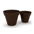 Duże donice ogrodowe Saturn 94 brązowe