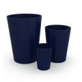 Donica do ogrodu Uran 60 cm granatowa