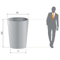 Wielkie donice miejskie Uran 128 cm wymiary