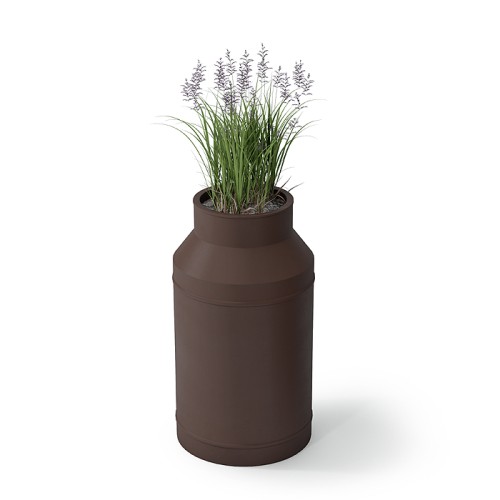 Nowoczesne donice Milkyway 72 cm brązowe