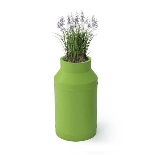 Nowoczesne donice Milkyway 72 cm limonka