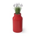 Nowoczesne donice Milkyway 72 cm czerwona