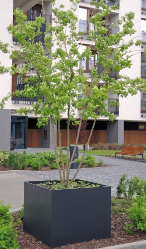 duża donica KAMA concrete 100x100x80