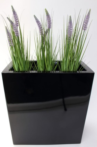 Prostokątna donica z włókna szklanego 75x55x28 cm Czarny połysk-1.jpg