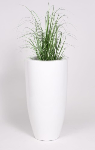 Donica cygaro z włókna szklanego 78h cm Biały połysk-2.jpg