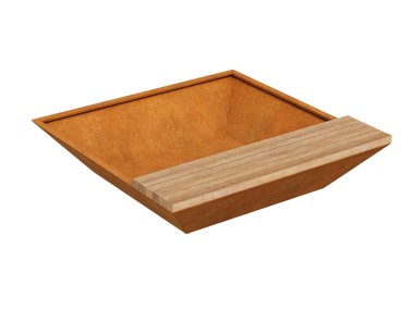Ławko-donica Corten BASTIDOR 5C