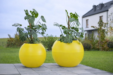 Donica Jupiter 80 cm cytrynowy