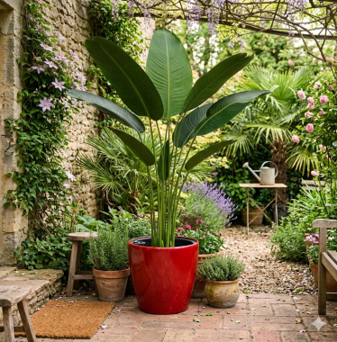 Donica Toledo czerwona wys. 36 cm