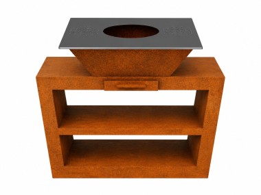 Kuchnia ogrodowa/grill Corten COCCINA 2